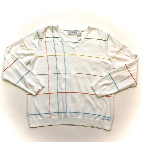 LIZGOLF V-Neck Sweater - Picture 1 of 5